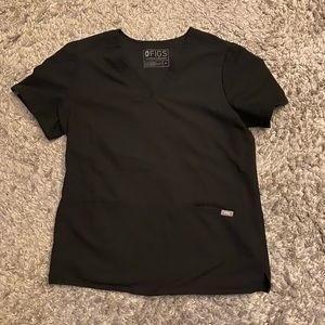 Black size medium Three Pocket Scrub Top